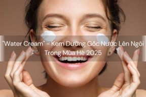 "Water Cream" - Kem Dưỡng Gốc Nước Lên Ngôi Trong Mùa Hè 2025