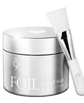 Mặt Nạ Lột Dưỡng Trắng 9Wishes Foil Peel Off Mask Silver
