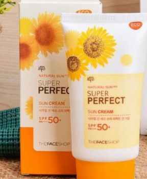 Kem Chống Nắng The Face Shop Natural Sun Eco Super Perfect Sun Cream SPF50 PA+++