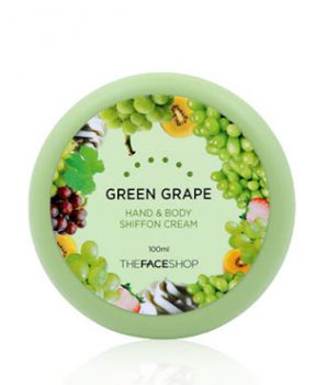 Kem Dưỡng Da Tay Và Dưỡng Thể The Face Shop Green Grape Hand & Body Shiffon Cream