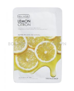 Mặt Nạ Giấy The Face Shop Real Nature Lemon Citron Mask