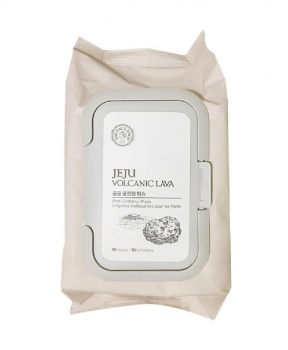 Giấy Tầy Trang The Face Shop .Jeju Volcanic Lava Pore Cleansing Wipes