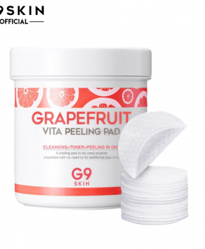 Bông Tẩy Tế Bào Chết Chứa Chiết Xuất Từ Bưởi G9SKIN Grapefruit Vita Peeling Pad