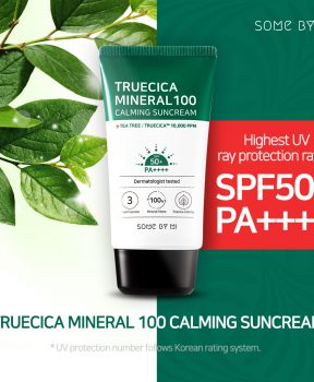 Kem Chống Nắng SOME BY MI SPF50+/PA++++ 50ml Truecica Mineral 100 Calming Suncream