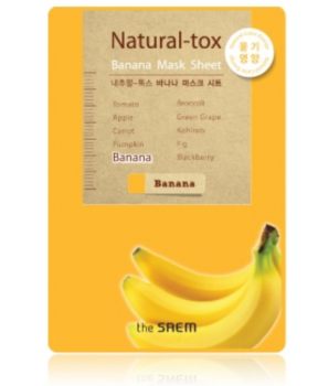 Mặt Nạ The Saem Natural Tox Banana Mask Sheet