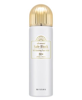 Xịt Chống Nắng Missha All-Around Safe Block Whitening Sun Mist SPFBSO+ PA+t++