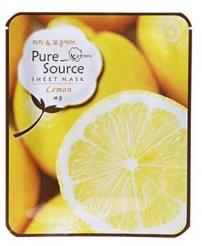 Mặt Nạ Giấy Missha Pure Source Sheet Mask Lemon
