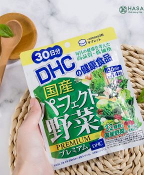 Viên Uống DHC Rau Củ Quả Tổng Hợp Premium 30 Ngày Perfect Vegetable - Premium Japanese Harvest (30 Days Supply)