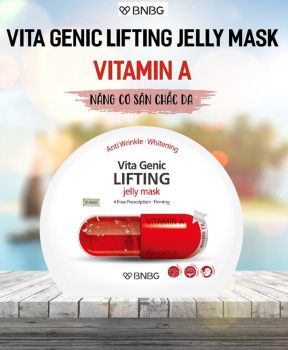 Mặt Nạ BNBG Vitamin A Hỗ Trợ Nâng Cơ Mặt 30ml Vita Genic Lifting Jelly Mask