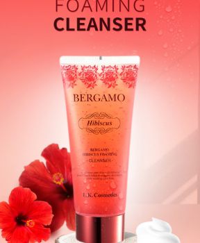 Sữa Rửa Mặt BERGAMO Chiết Xuất Hoa Hibiscus 150ml Hibiscus Foaming Cleanser