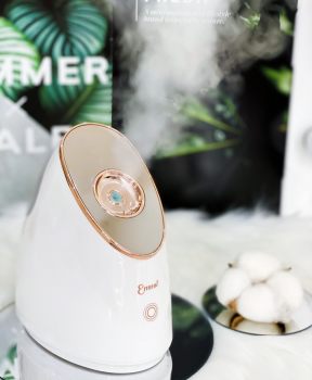 Máy Xông Mặt Emmié by Happy Skin Cấp Ẩm Sâu Cho Da Nano Ionic Facial Steamer & Humidifier