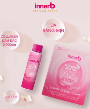 Nước Uống Collagen Innerb Làm Đẹp Da 6 Chai X 50ml GlowShot Collagen 3000