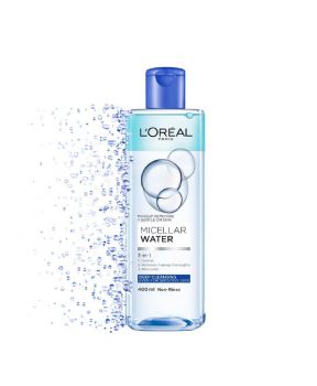 Nước Tẩy Trang L'Oreal Làm Sạch Sâu Trang Điểm 400ml Micellar Water 3-in-1 Deep Cleansing Even For Sensitive Skin