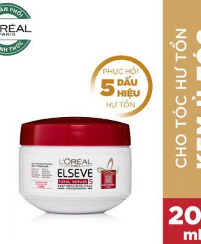 Kem Ủ L'Oréal Paris Hỗ Trợ Phục Hồi Tóc Hư Tổn 200ml Mask Total Repair 5