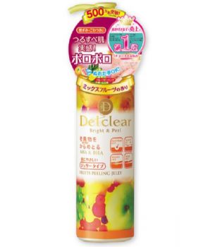Tẩy Tế Bào Chết Dạng Gel Meishoku Hương Hoa Quả 180ml Detclear Bright and Peel Facial Peeling Gel - Mix Fruit