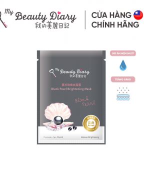Mặt Nạ My Beauty Diary Ngọc Trai Đen Làm Sáng Da 23ml Black Pearl Brightening Mask