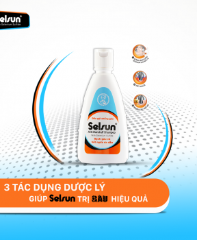 Dầu Gội Selsun Ngừa Gàu & Giảm Ngứa Da Đầu 100ml 1% Selenium Sulfide Anti-Dandruff Shampoo