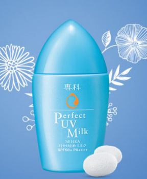 Sữa Chống Nắng Senka Dưỡng Ẩm Da SPF50/PA++++ 40ml Perfect UV Milk SPF50/PA++++