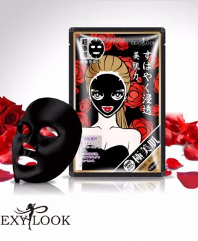 Mặt Nạ Sexylook Hoa Hồng Đỏ Dưỡng Ẩm, Ngừa Nếp Nhăn 28ml Intensive Moisturizing Black Facial Mask