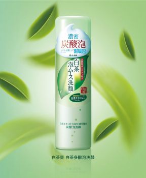 Bọt Rửa Mặt Shirochasou Rohto Chiết Xuất Trà Trắng 150g White Tea Foaming Wash