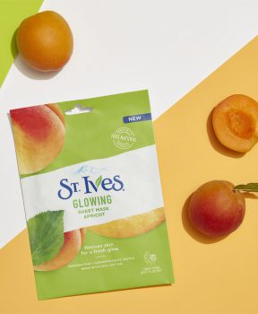 Mặt Nạ St.Ives Phục Hồi Tươi Tắn Chiết Xuất Quả Mơ 25ml Glowing Sheet Mask Apricot