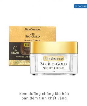 Kem Dưỡng Bio-essence Vàng 24K Ngừa Lão Hóa Ban Đêm 40g Bio-Essence Gold Night Cream