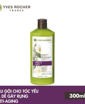 Dầu Gội Yves Rocher Cho Tóc Yếu Và Dễ Gãy Rụng 300ml Lifeless Hair Anti-Aging Shampoo