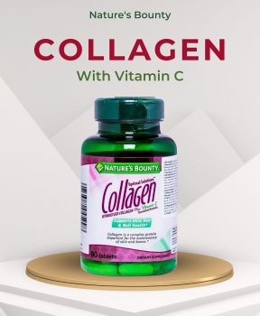 Viên uống Collagen C Nature's Bounty bổ sung collagen, vitamin C cho da (90 viên)