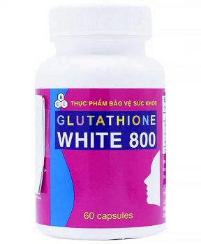 Viên uống Glutathione White 800 Rose Chem hỗ trợ giảm sạm da, nám da (60 viên)