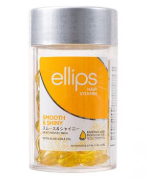 Serum Dưỡng Tóc Ellips Vitamin Óng Mượt Hũ 50 viên Hair Vitamin Moroccan Oil Smooth & Shiny Jar