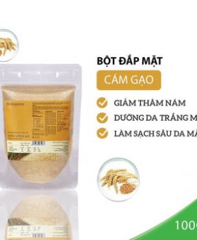 Bột Cám Gạo Milaganics Dưỡng Da Sáng Mịn, Mờ Thâm 100g