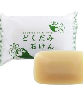 Xà Phòng Chinoshio Dokudami Cho Mặt Và Toàn Thân 130g Dokudami Natural Skin Soap