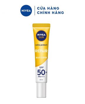 Tinh Chất Chống Nắng Nivea Sun Care Extra Protect Repair SPF50+ PA+++ 30ml ( màu vàng )
