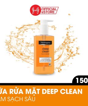 Sữa rửa mặt làm sạch sâu Neutrogena Deep Clean Facial Cleanser 150ml