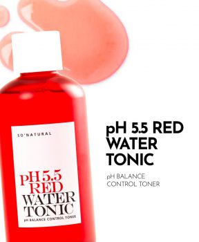 Nước Hoa Hồng So'Natural Cấp Ẩm Cho Mọi Làn Da 250ml Red Peel PH 5.5 Red Water Tonic