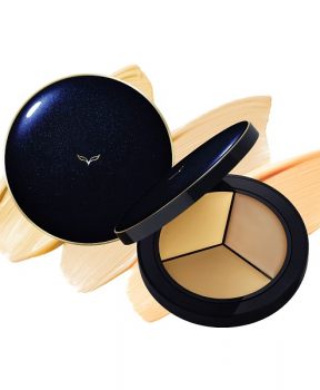 F.O.X Kem lót Completely Concealer Plate che khuyết điểm, tạo khối 3 ngăn