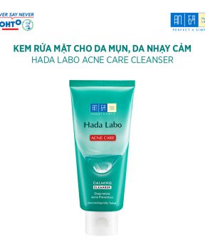 Hadalabo Sữa rửa mặt Acne Care Calming Cleanser 80g