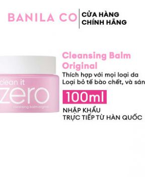 Sáp Tẩy Trang Banila Co Original Cho Mọi Loại Da (màu hồng) 100ml