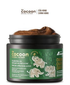 Tẩy Tế Bào Chết Toàn Thân Cocoon Bản Giới Hạn Con Voi 200ml Dak Lak Coffee Body Polish (Limited Edition)