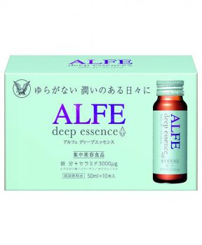 Nước uống Collagen dưỡng ẩm và căng mịn da Daido Pharmaceutical Corporation ALFE Deep Essence (Hộp 10 chai x 50ml)