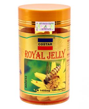 Viên Uống Costar Sữa Ong Chúa 100 Viên Royal Jelly Soft Gel Capsules