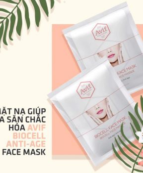 Avif Mặt nạ giấy Biocell Anti - Age Face Mask