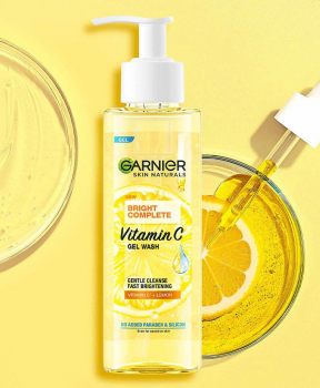 Garnier Gel rửa mặt Skin naturals bright Complets Vitamin C gel wash 120ml