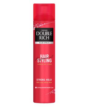 Keo Tạo Kiểu Tóc Double Rich Dạng Xịt Giữ Tóc Cố Định 170ml Hair Spray Strong Hold