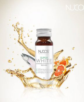 Nước Uống Collagen Nucos Super White Sáng Da 50mlx10 Super White Whitening & Shining Skin