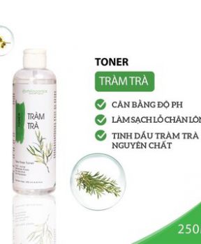 Toner Tràm Trà Milaganics Ngừa Mụn & Cân Bằng Độ pH 250ml Tea Tree Shine Control and Blemish Clear Toner