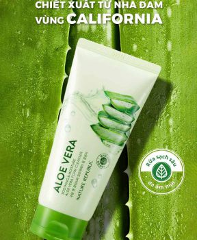 Nature Republic Kem tẩy trang Soothing & Moisture Aloe Vera Cleansing Gel Cream 150ml