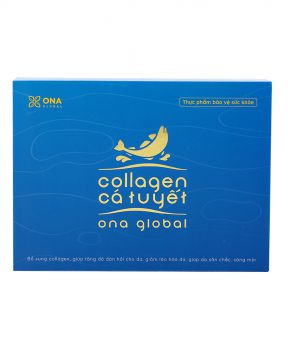 Thực phẩm bảo vệ sức khỏe Collagen Cá Tuyết Ona Global (Hộp 30 gói)