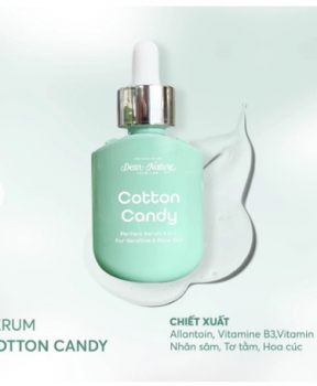 Tinh chất phục hồi da Candy Cotton Serum 4 in 1 For Sensitive & Acne Skin 15ml Ngừa viêm chống khuẩn - Phục hồi da mụn -Tăng sinh Collagen
