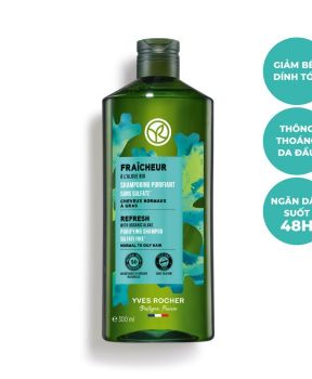 Dầu Gội Ngăn Dầu Giảm Bết Tóc Refresh Purifying Shampoo Sulfate Free 300Ml